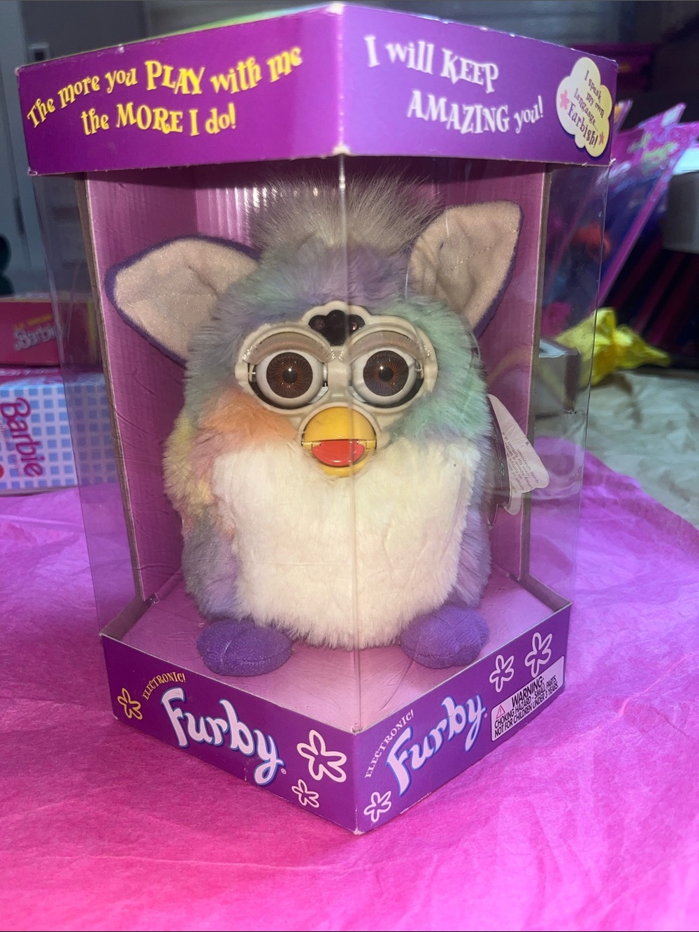 1998-1999 Spring Time Furby (Special Limited Edition, Model 70-884) NRFB